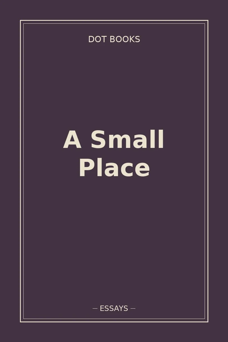 A Small Place — book cover