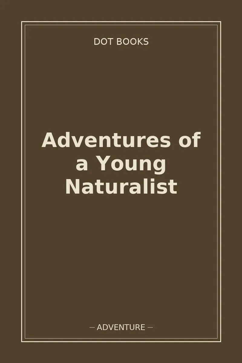 Adventures of a Young Naturalist — book cover
