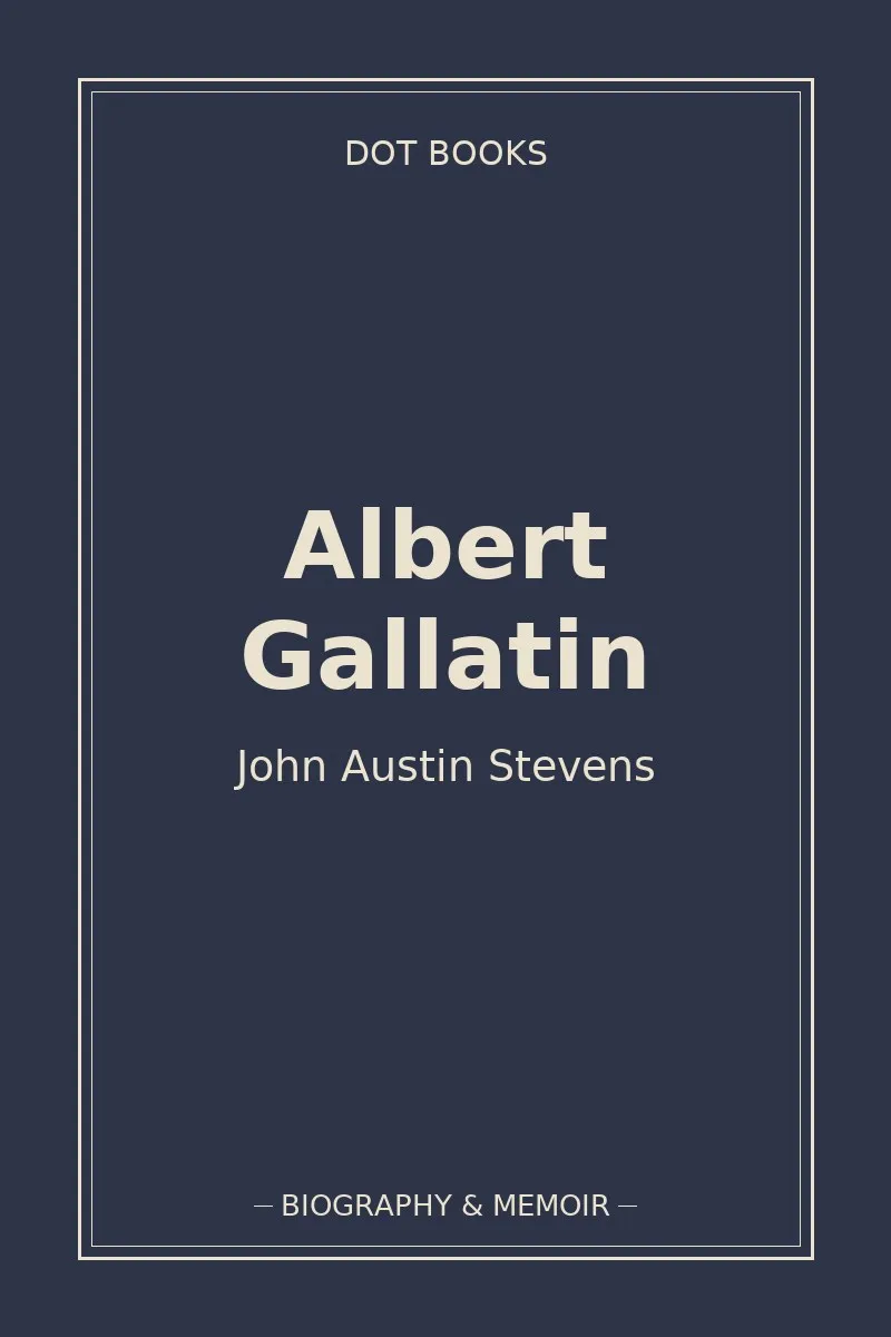 Albert Gallatin — book cover