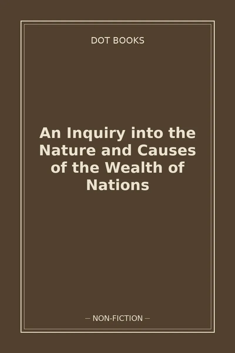An Inquiry into the Nature and Causes of the Wealth of Nations — book cover