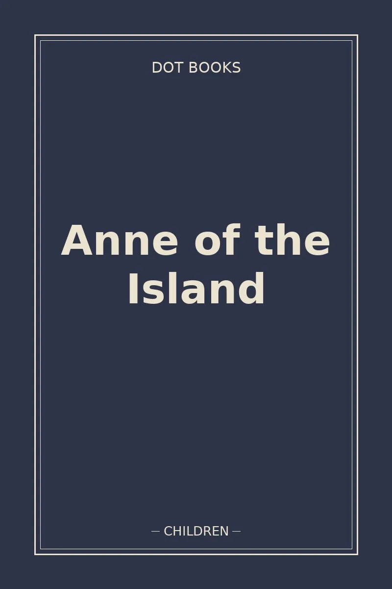 Anne of the Island — book cover