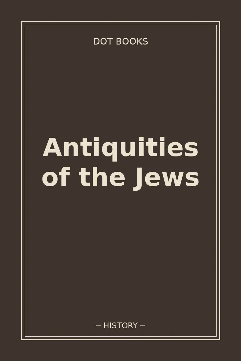 Antiquities of the Jews — book cover