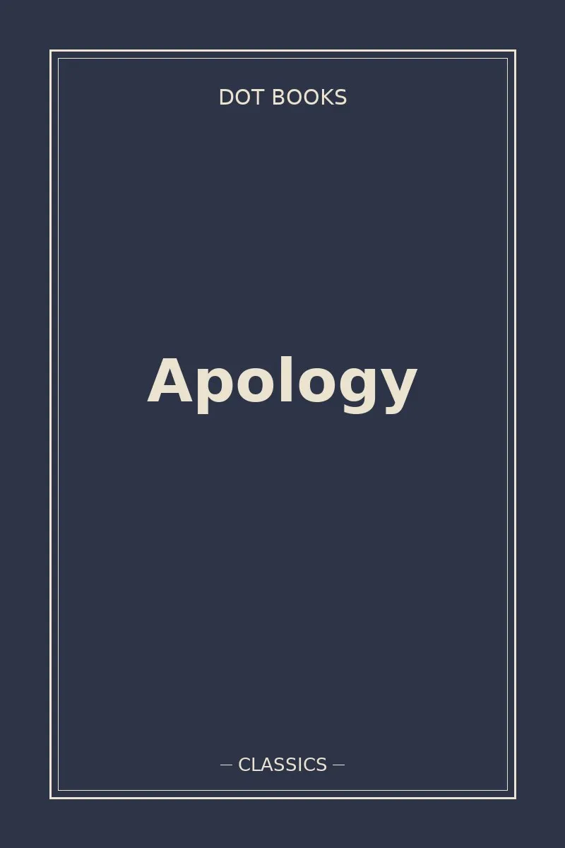 Apology — book cover