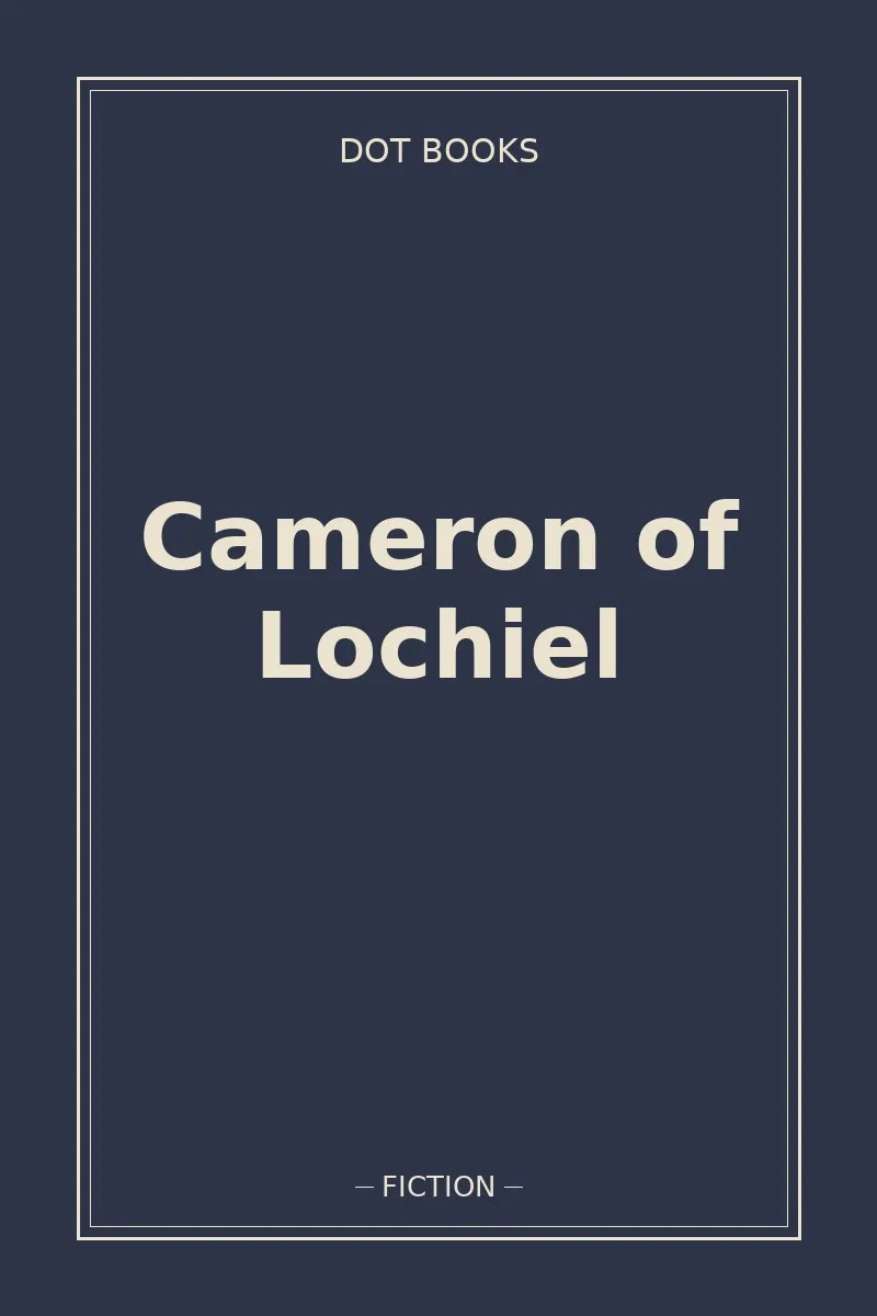 Cameron of Lochiel — book cover