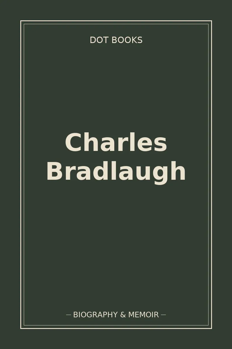 Charles Bradlaugh — book cover