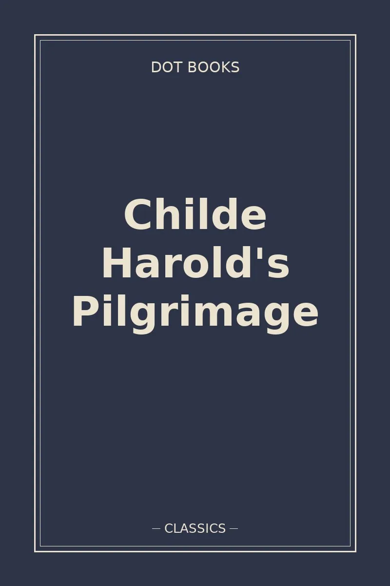 Childe Harold's Pilgrimage — book cover