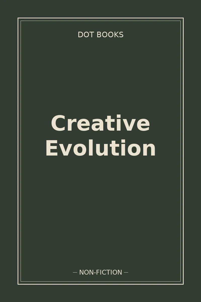 Creative Evolution — book cover