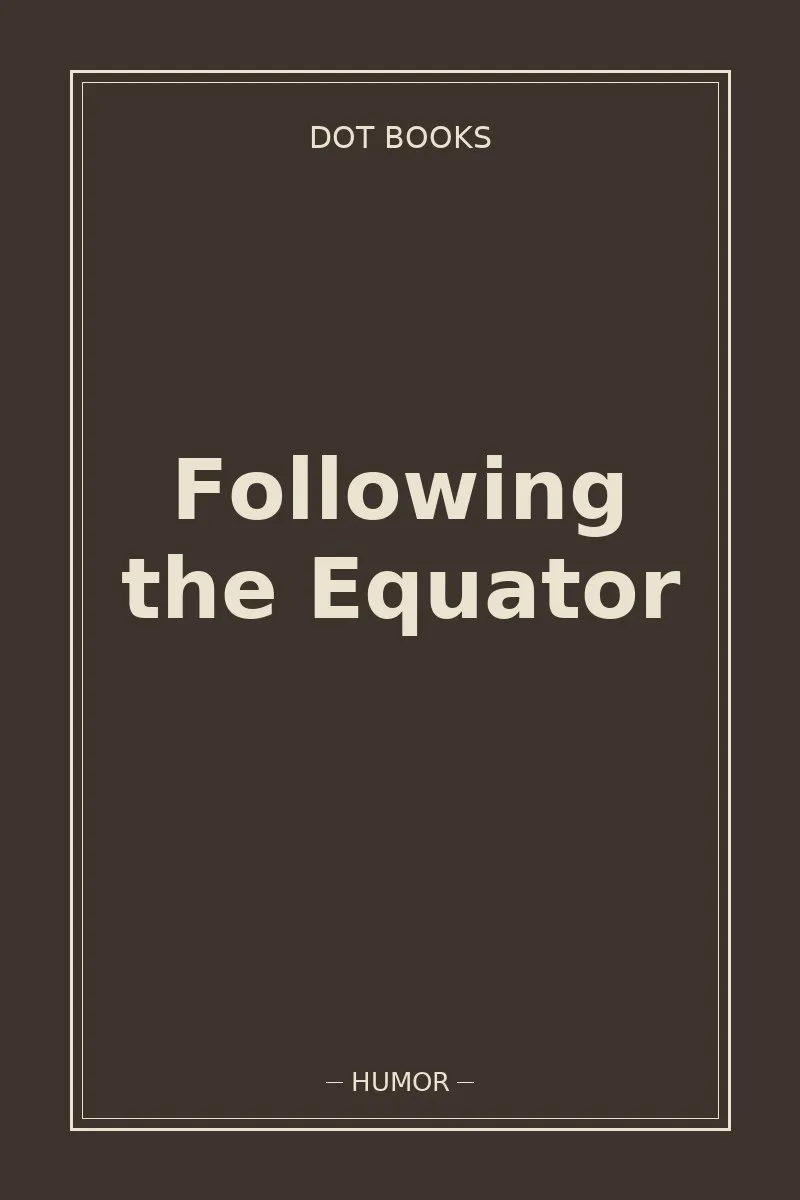 Following the Equator — book cover
