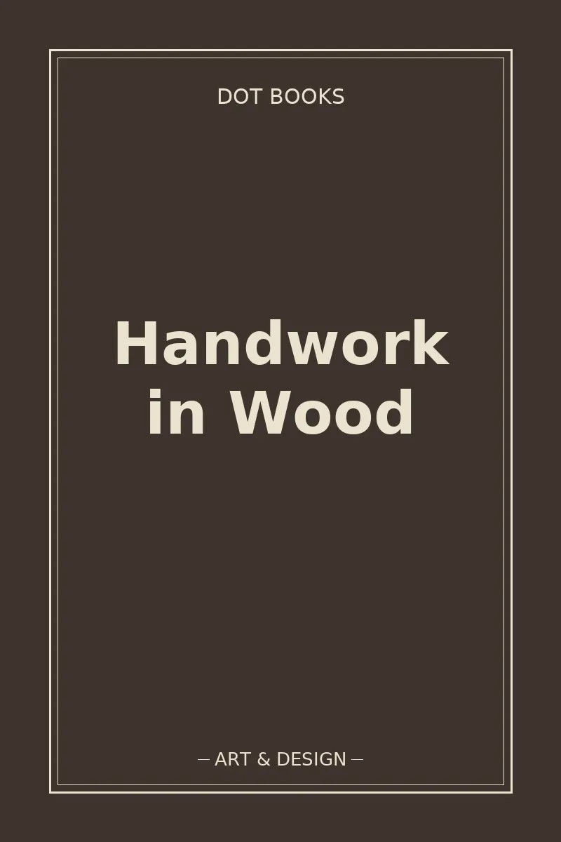 Handwork in Wood — book cover