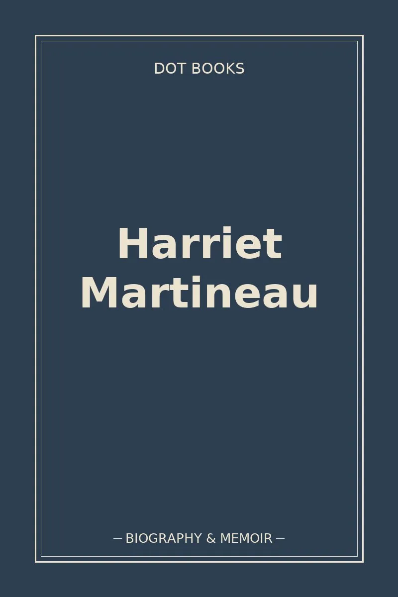 Harriet Martineau — book cover