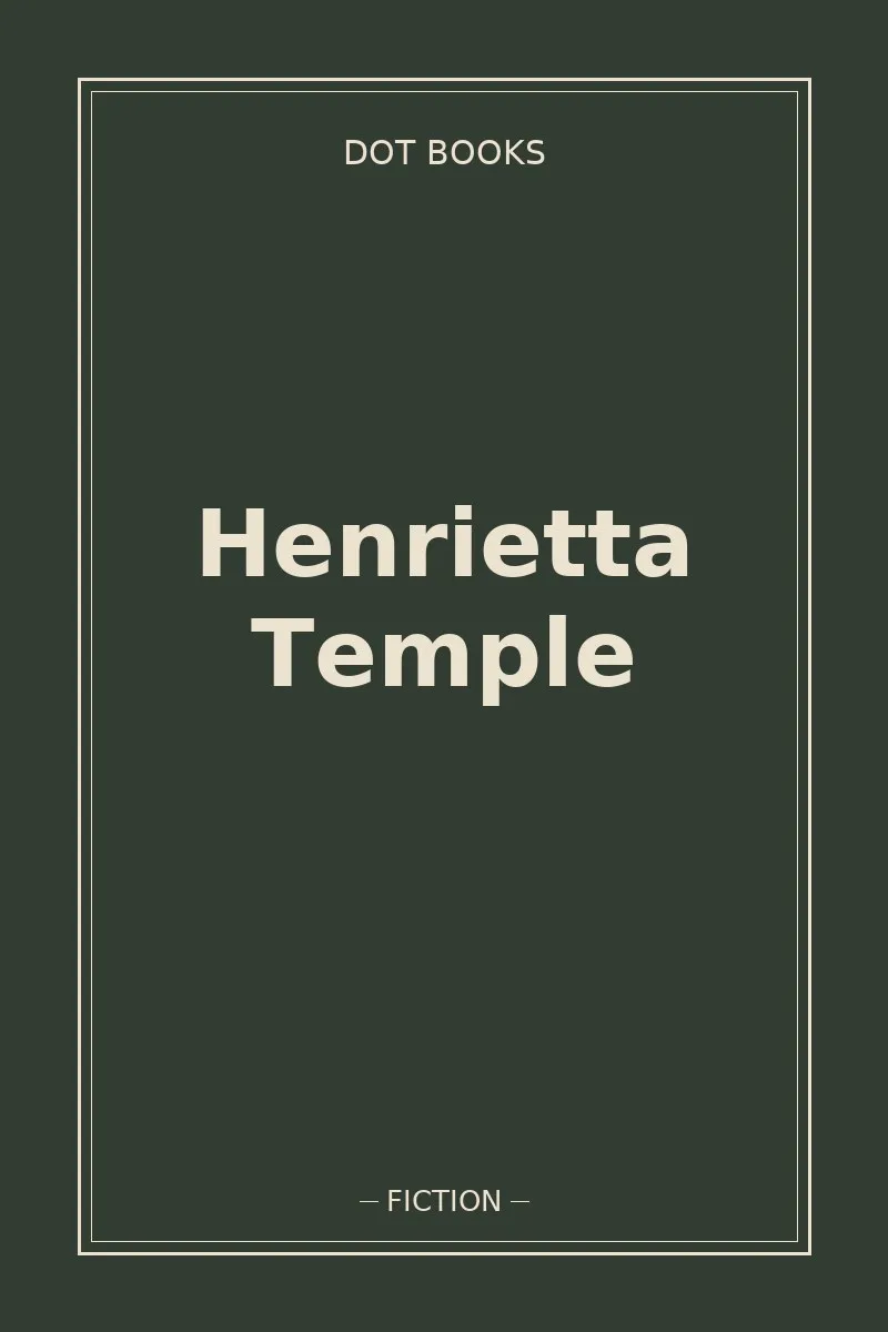 Henrietta Temple — book cover