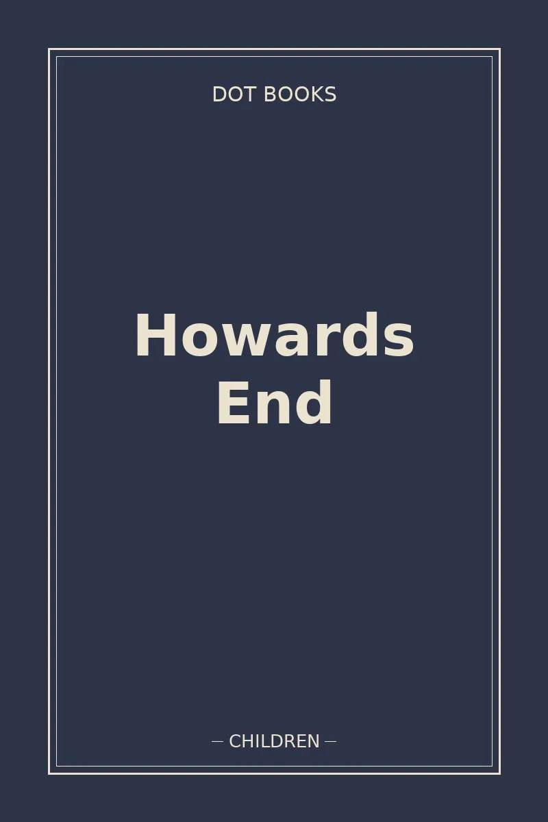Howards End — book cover