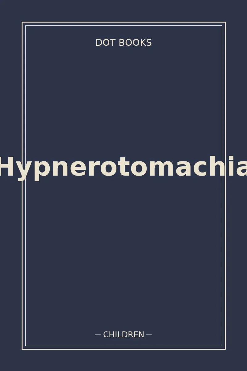 Hypnerotomachia — book cover