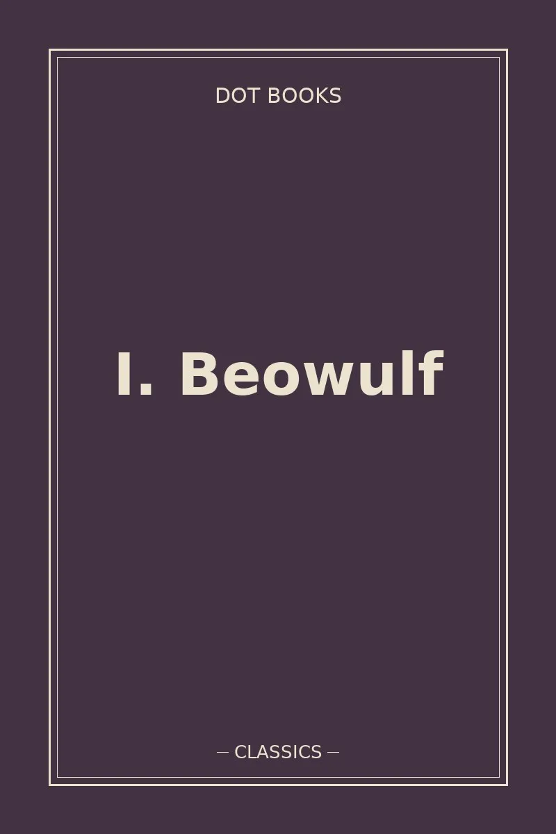 I. Beowulf — book cover