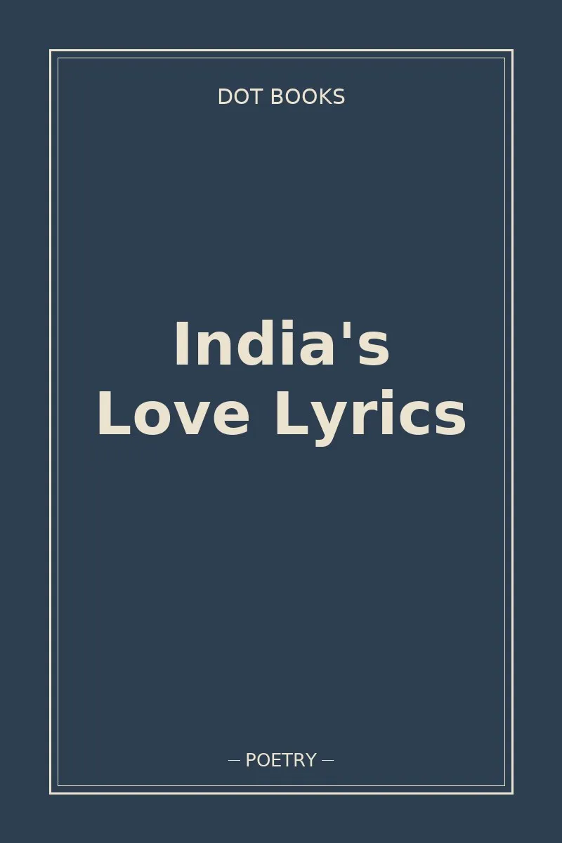 India's Love Lyrics — book cover