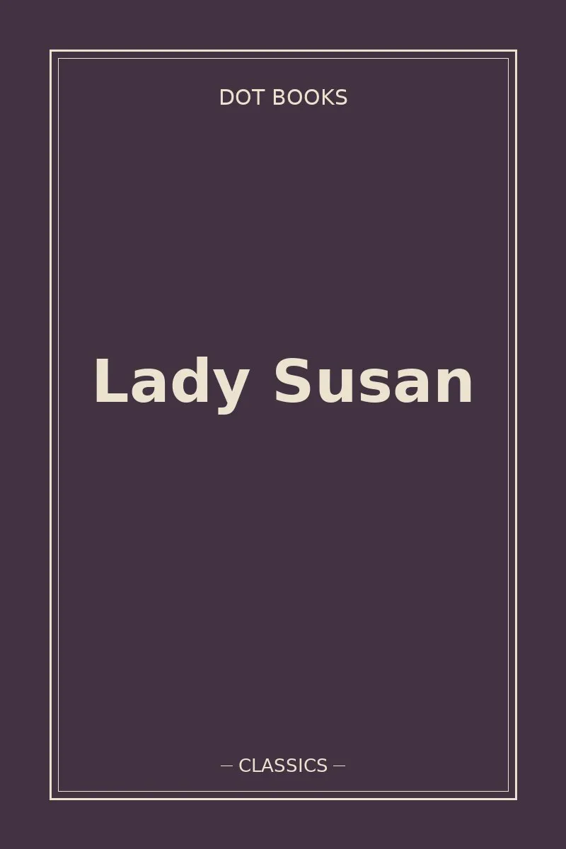 Lady Susan — book cover