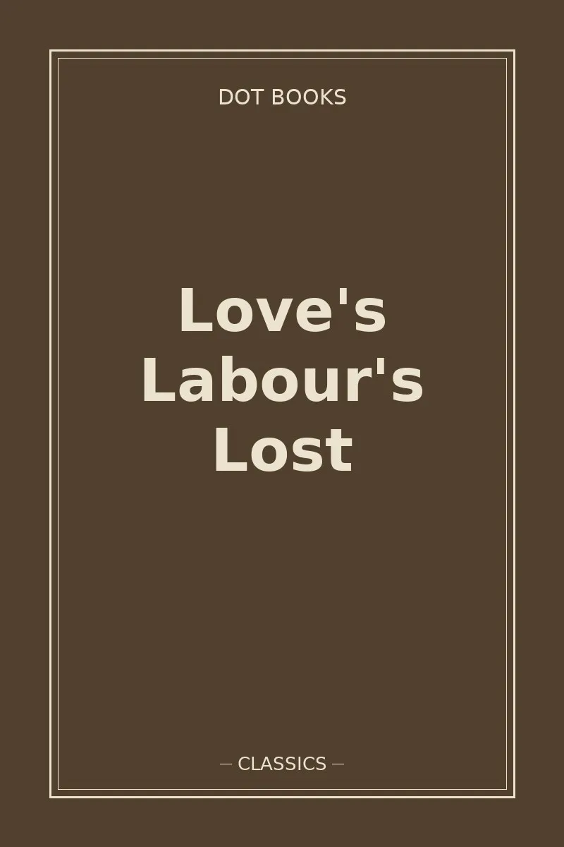 Love's Labour's Lost — book cover