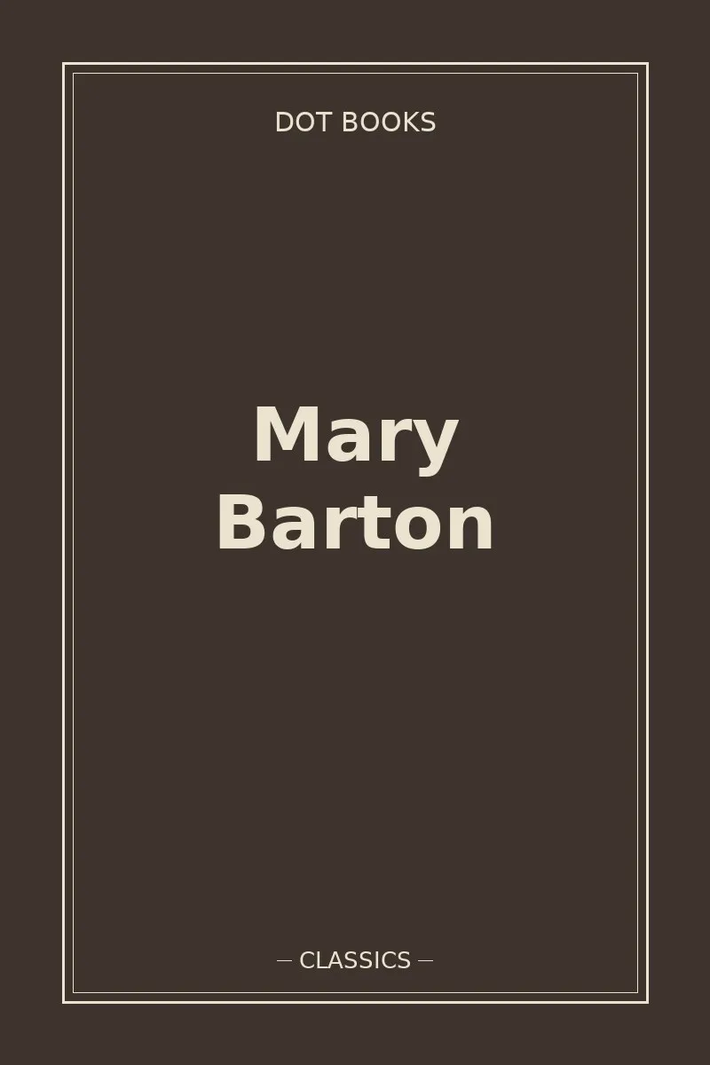 Mary Barton — book cover