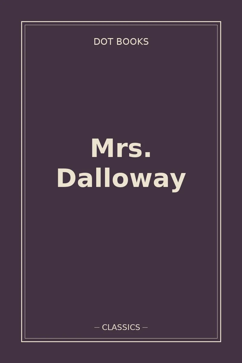 Mrs. Dalloway — book cover