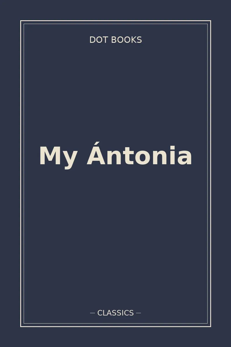 My Ántonia — book cover