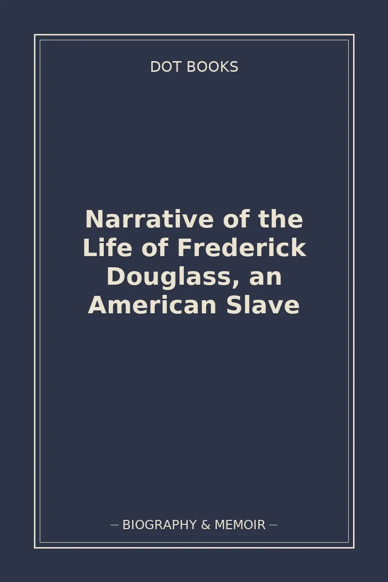 Narrative of the Life of Frederick Douglass, an American Slave — book cover
