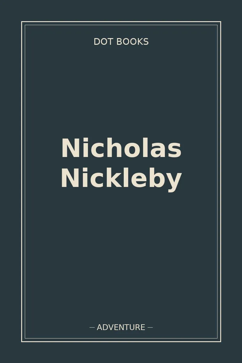 Nicholas Nickleby — book cover