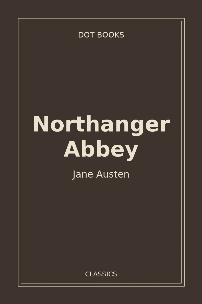 Northanger Abbey — book cover