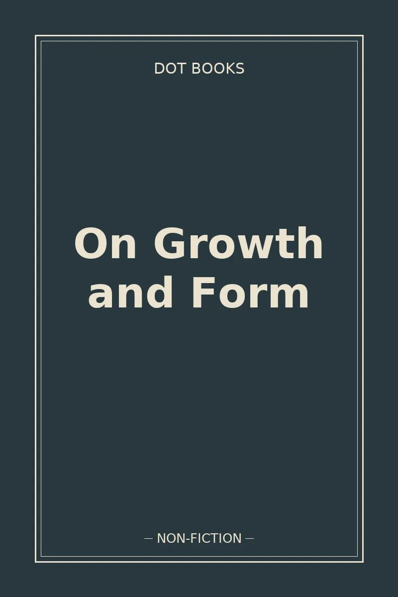 On Growth and Form — book cover