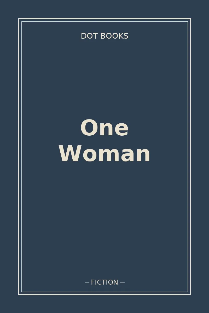 One Woman — book cover