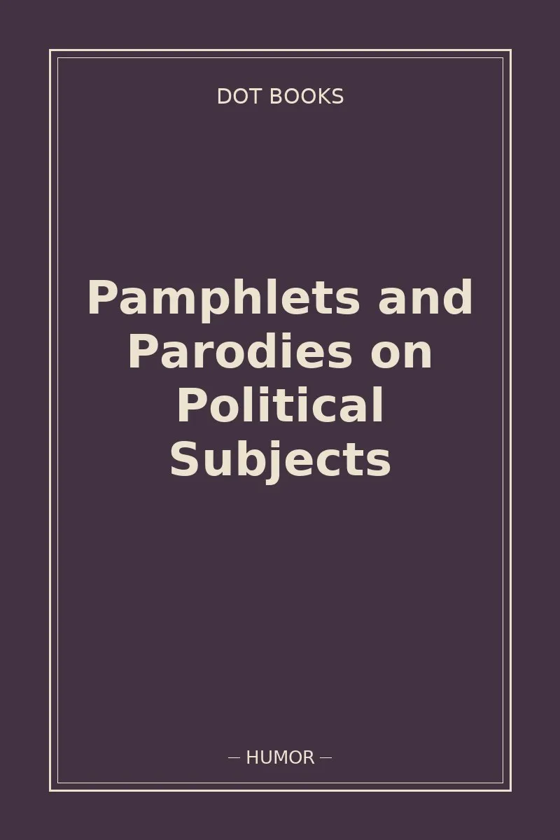 Pamphlets and Parodies on Political Subjects — book cover