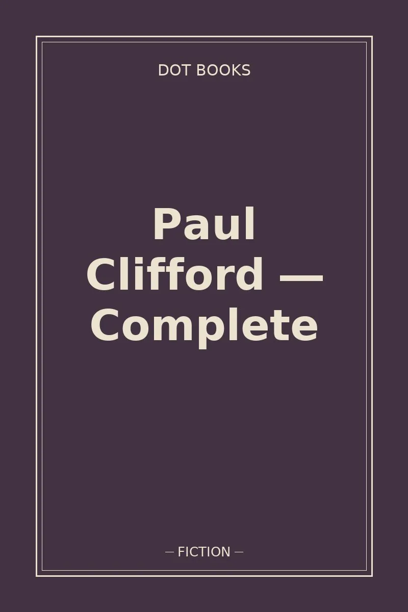 Paul Clifford — Complete — book cover