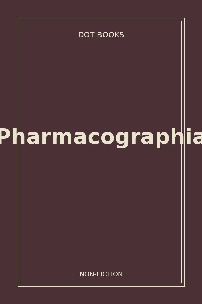 Pharmacographia — book cover