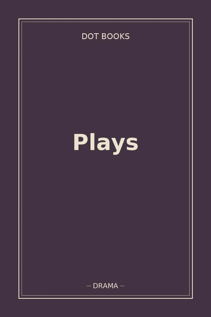 Plays — book cover