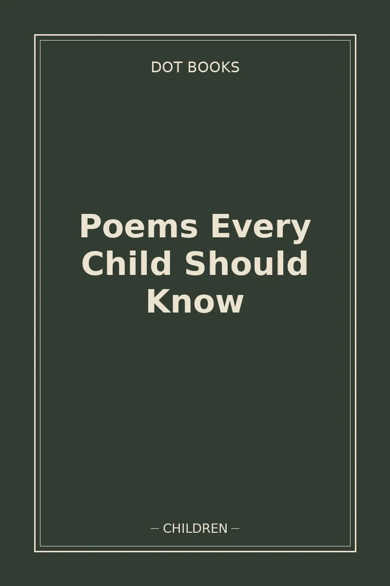 Poems Every Child Should Know — book cover