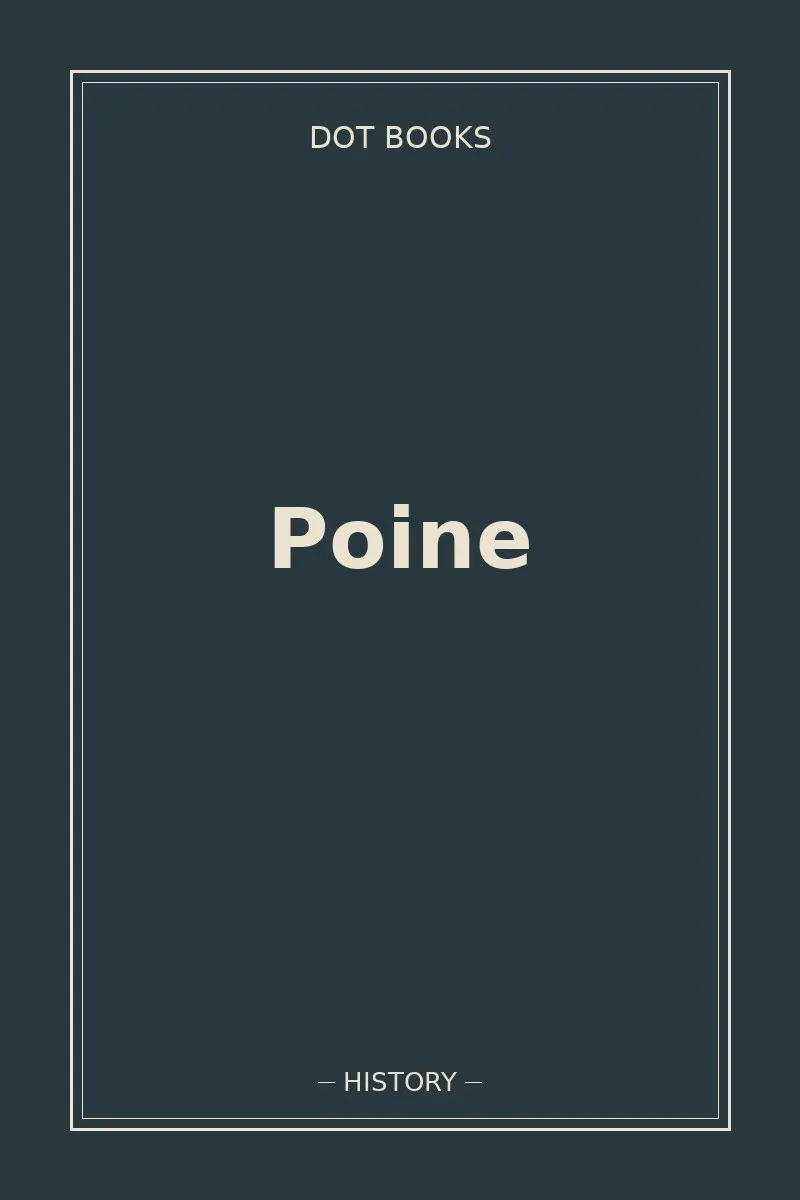 Poine — book cover