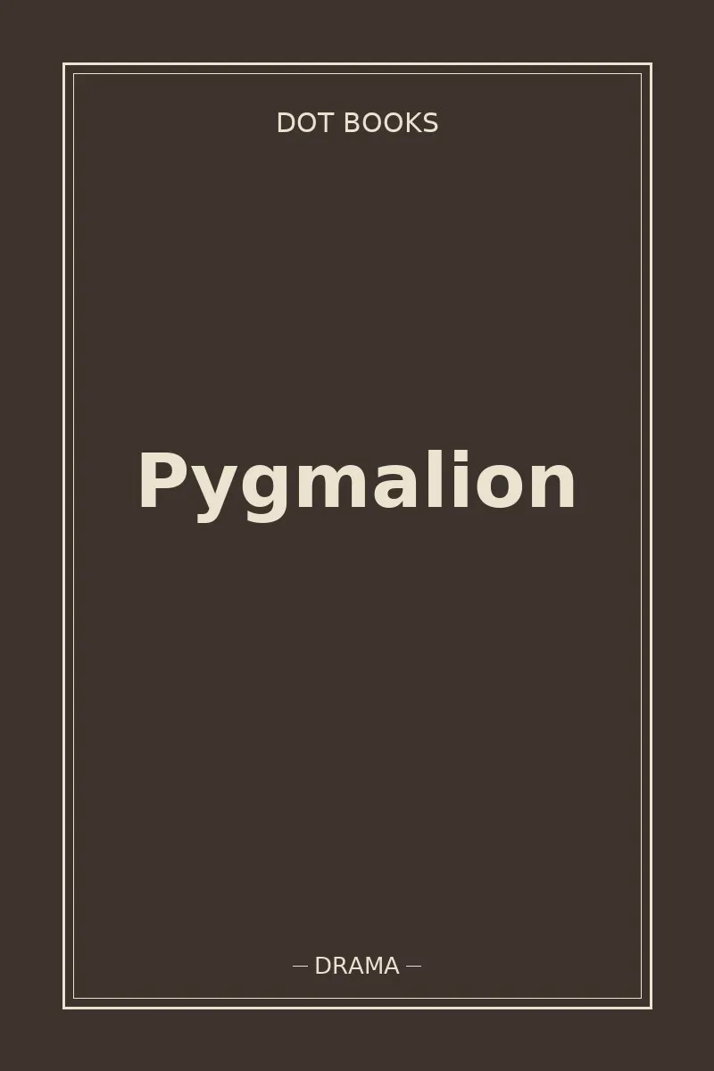 Pygmalion — book cover