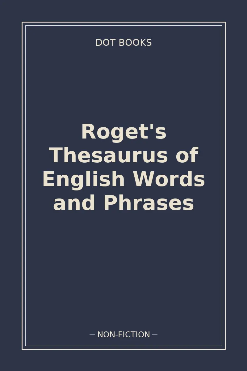 Roget's Thesaurus of English Words and Phrases — book cover