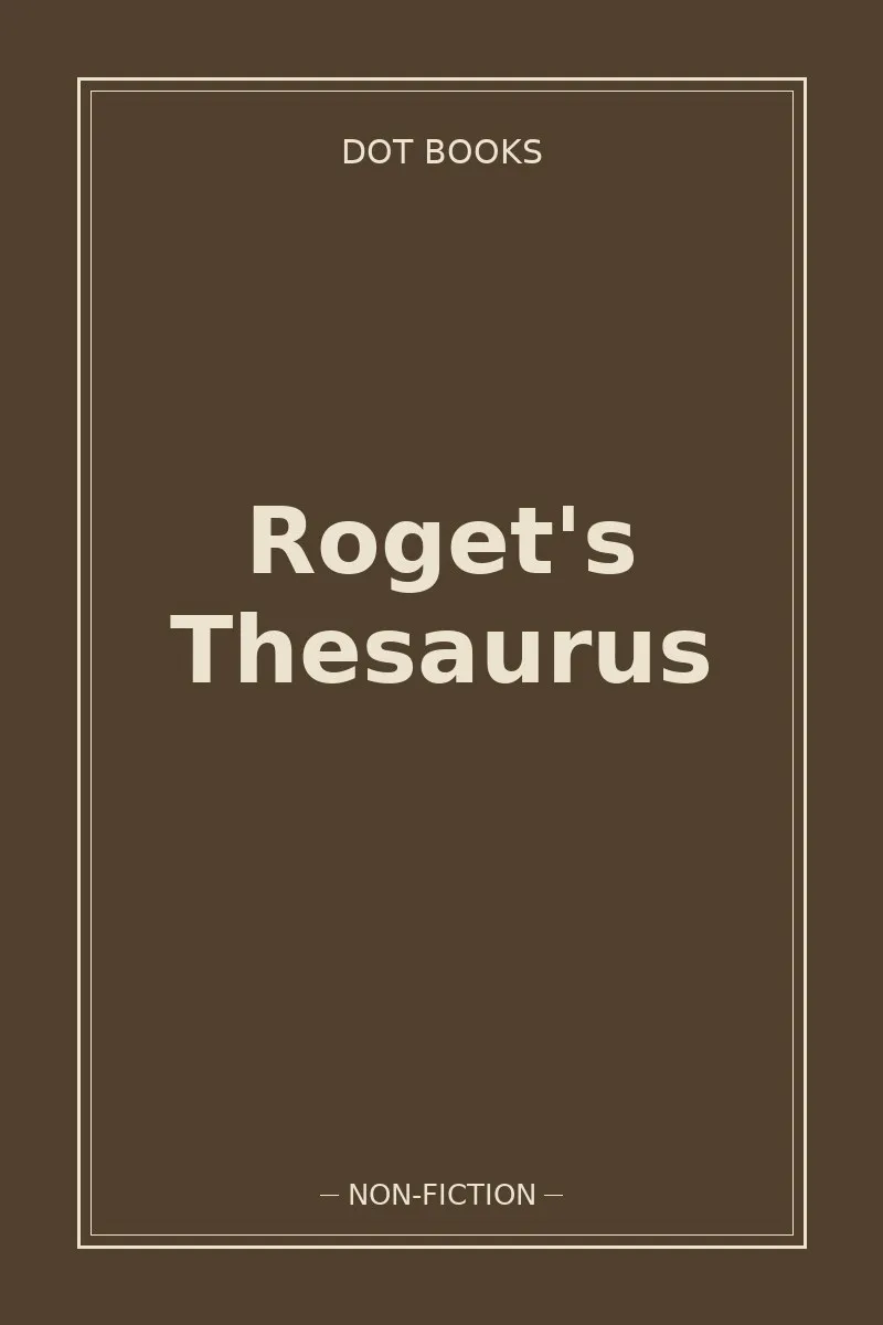 Roget's Thesaurus — book cover