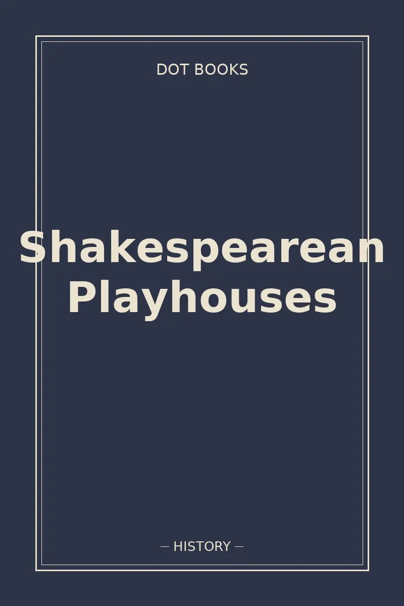 Shakespearean Playhouses — book cover