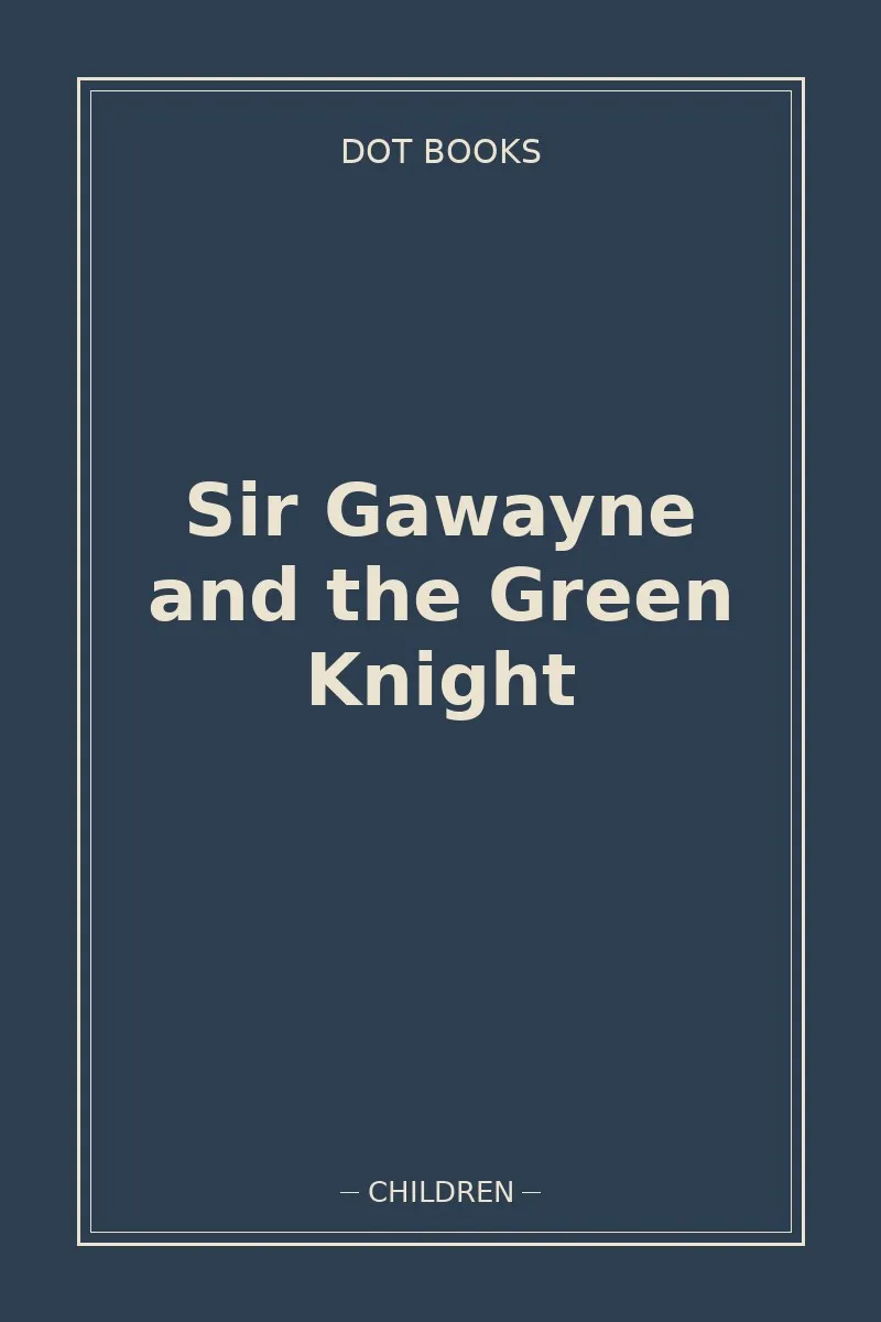 Sir Gawayne and the Green Knight — book cover