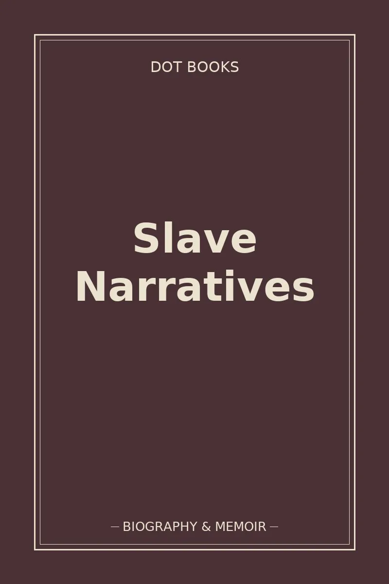 Slave Narratives — book cover