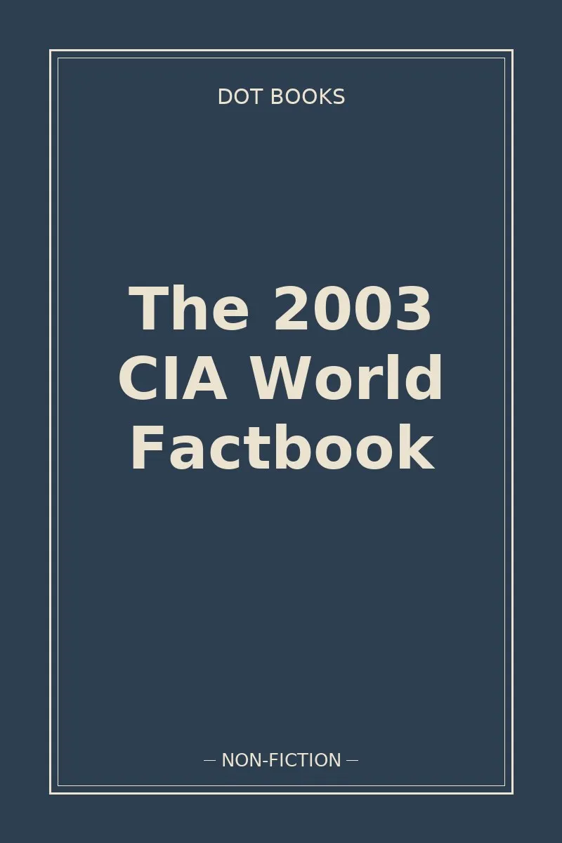 The 2003 CIA World Factbook — book cover