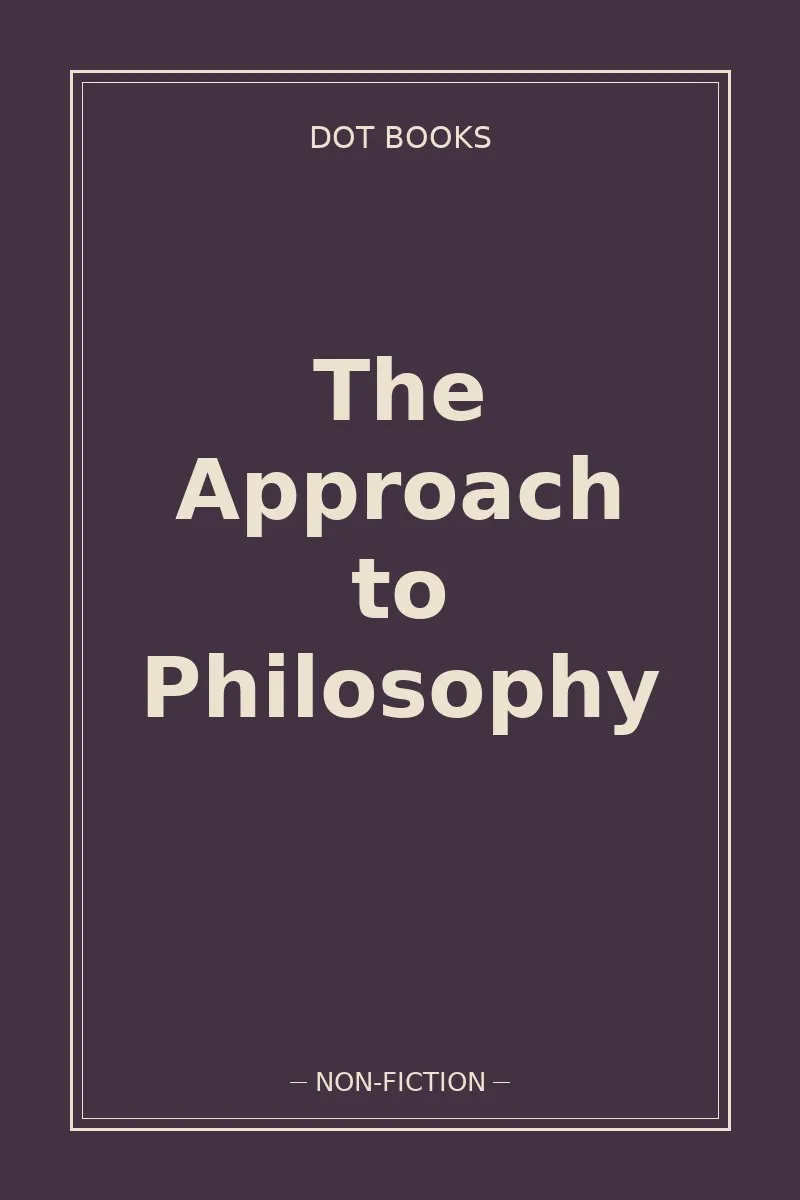 The Approach to Philosophy — book cover