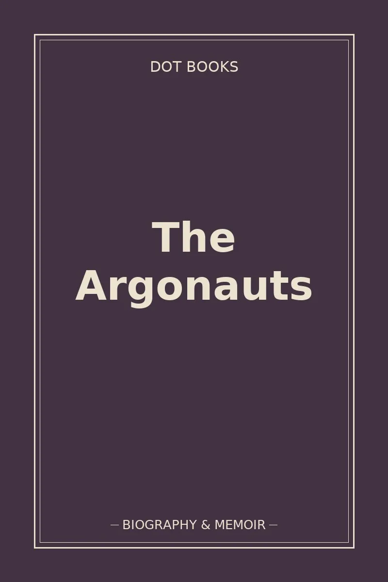 The Argonauts — book cover