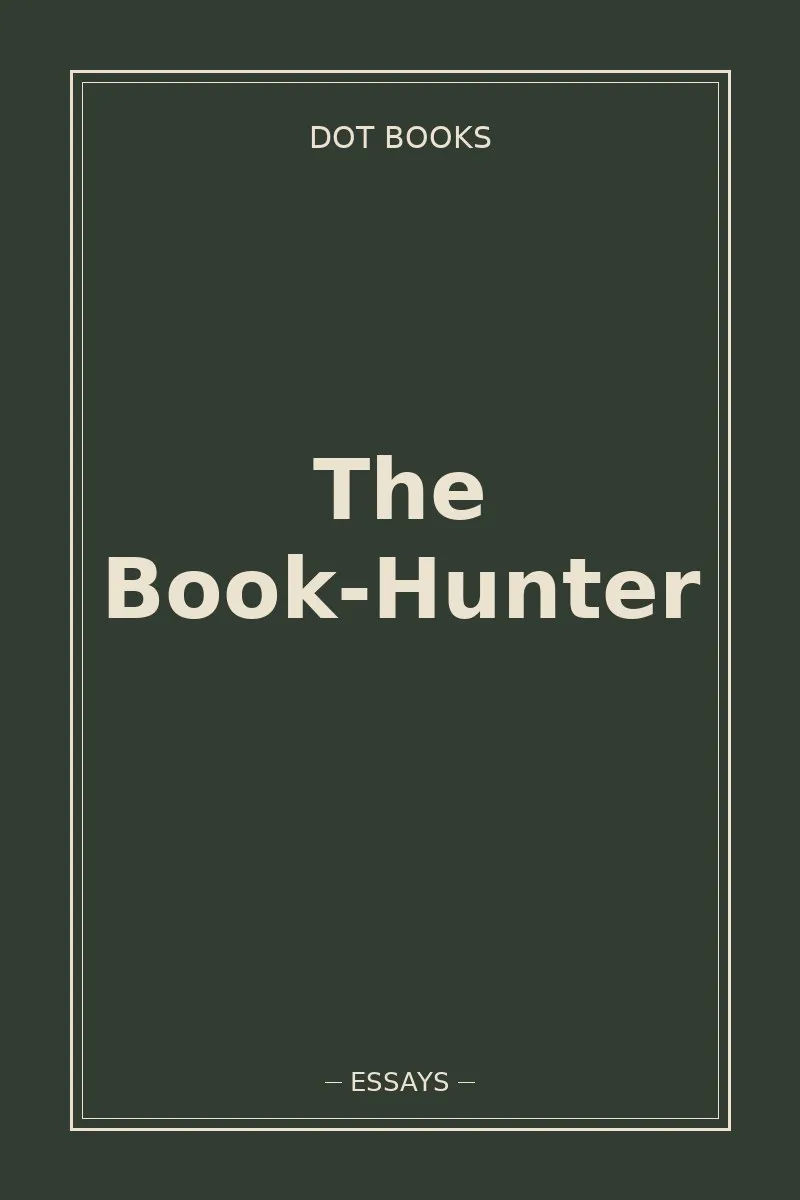 The Book-Hunter — book cover