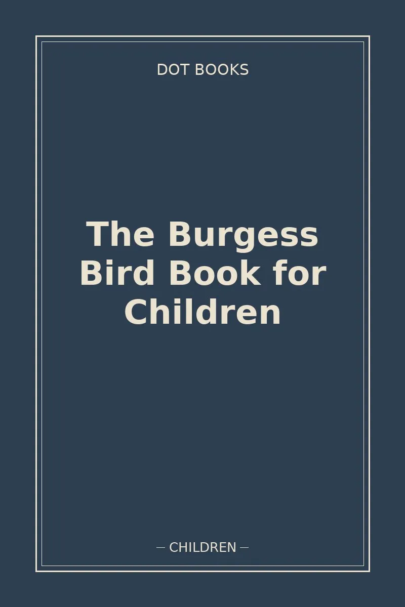 The Burgess Bird Book for Children — book cover