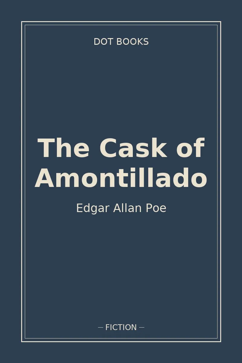 The Cask of Amontillado — book cover