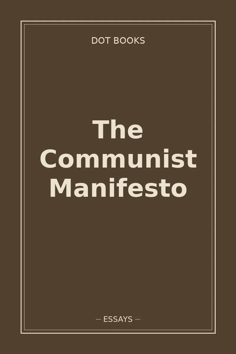 The Communist Manifesto — book cover