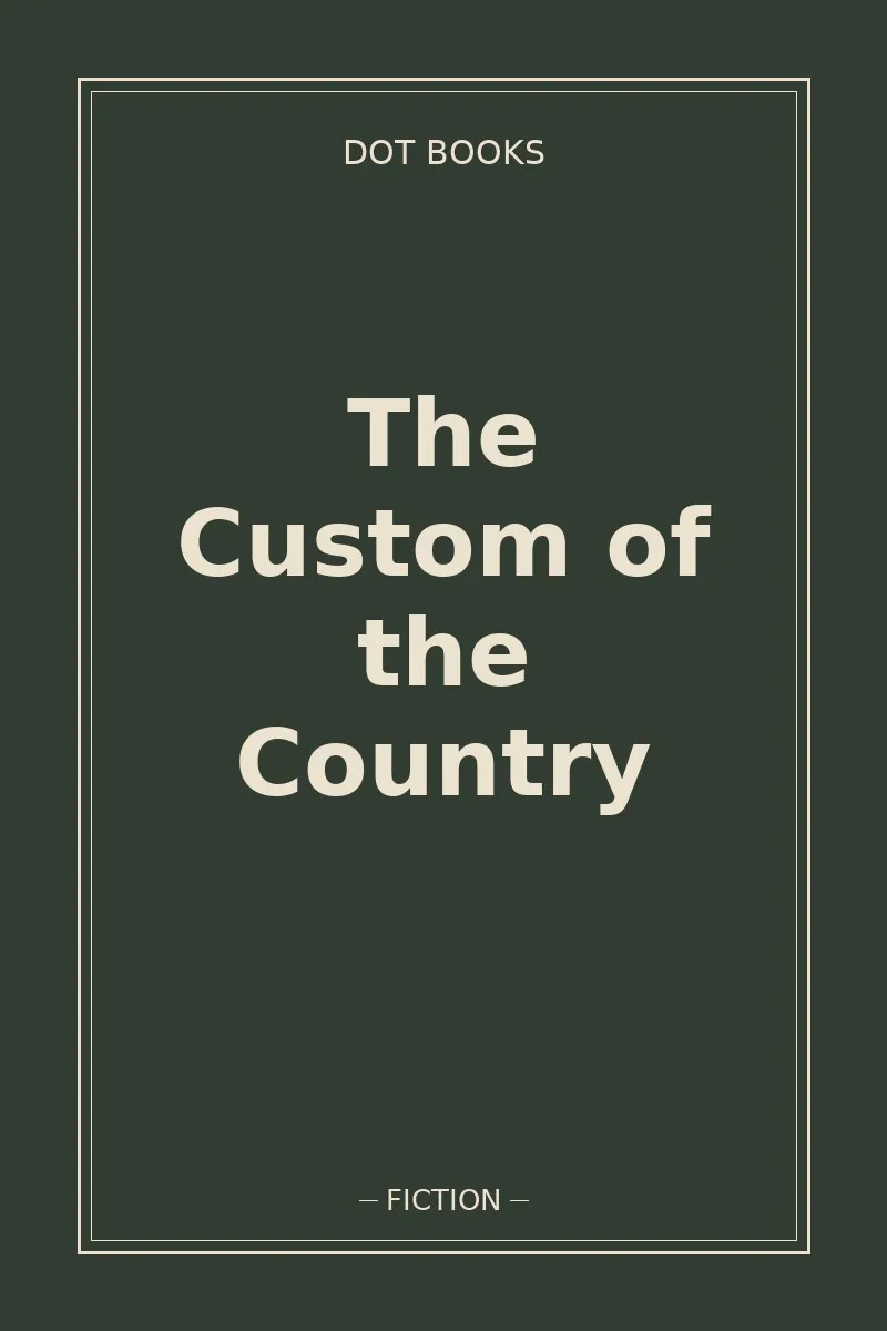 The Custom of the Country — book cover