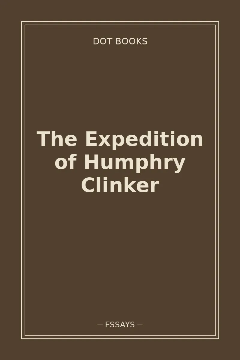 The Expedition of Humphry Clinker — book cover
